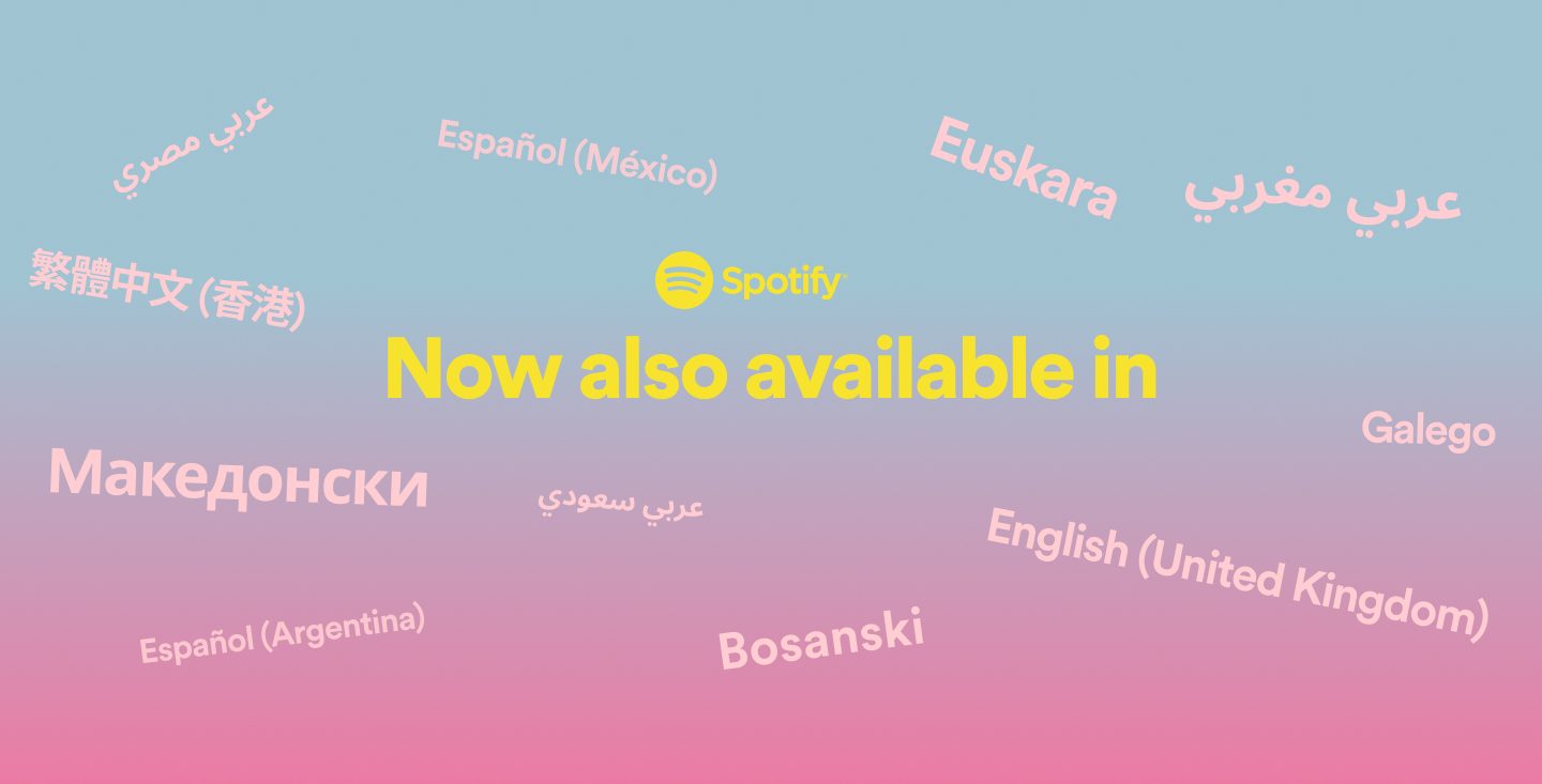 spotify languages 2023