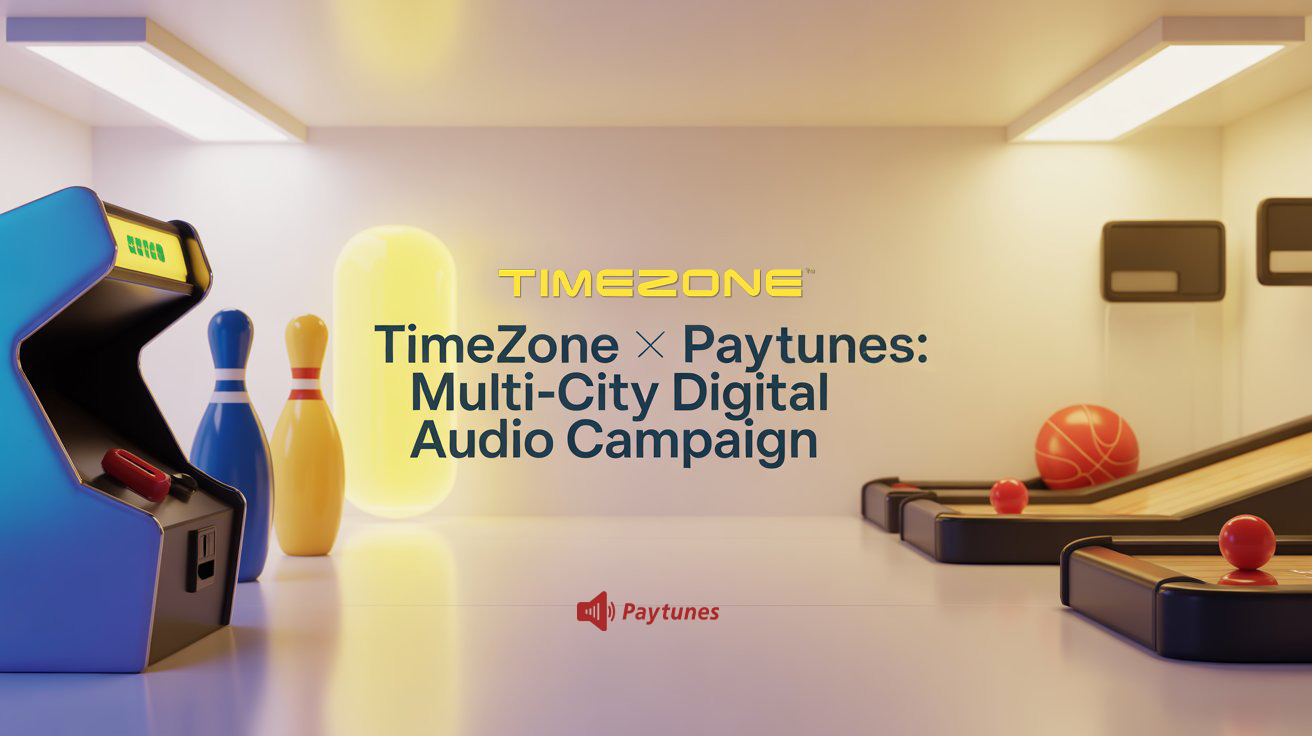 How Timezone Drove 1.12× LTR & Uplift 2.4× CTR with Paytunes’ Multi-City Audio Campaign