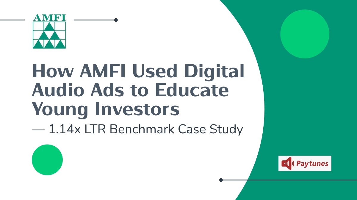 Paytunes AMFI audio advertising campaign